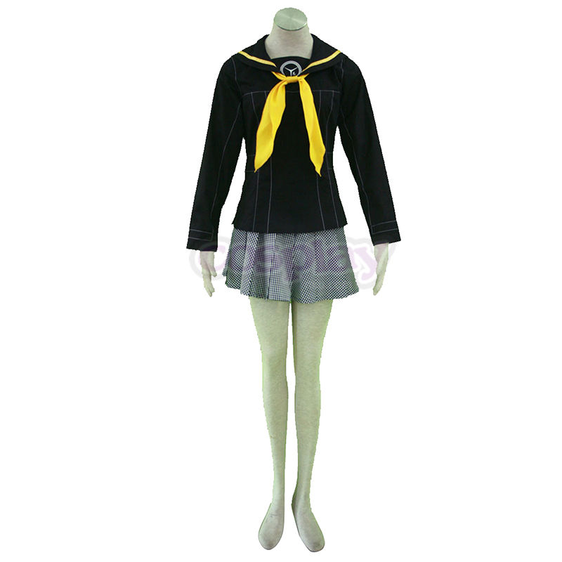 Shin Megami Tensei: Persona 4 Vinter Female School Uniformer Cosplay Kostumer Danmark Butik