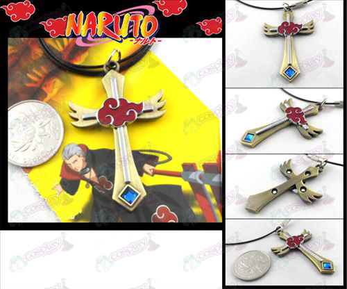 Naruto Red Cloud halskæde bronze