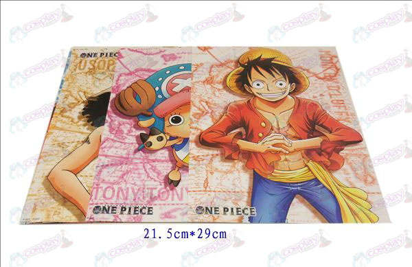 9 To år efter One Piece Tilbehør præget plakat 21,5 * 29