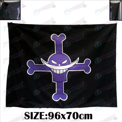 One Piece Tilbehør White Huzi Hai Pirates Pirate Flag Erindringsmønter Edition