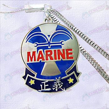 One Piece Tilbehør-Navy Badge of Justice maskinkæde