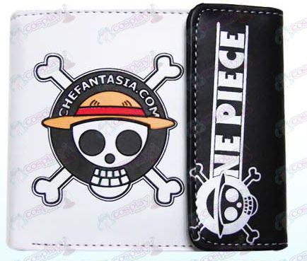 One Piece Tilbehør Skull Snaps tegnebog nye