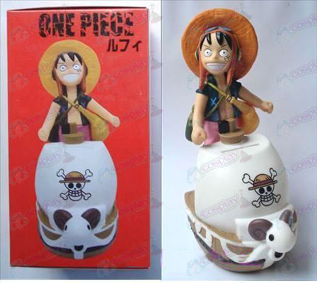One Piece Tilbehør Luffy dukke penge pot (18cm)