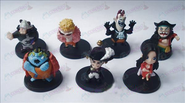 28 på vegne af syv modeller One Piece Tilbehør dukke vugge (7 / sæt)