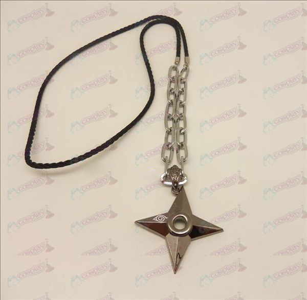 D Naruto dart punk lang halskæde (pistol farve)