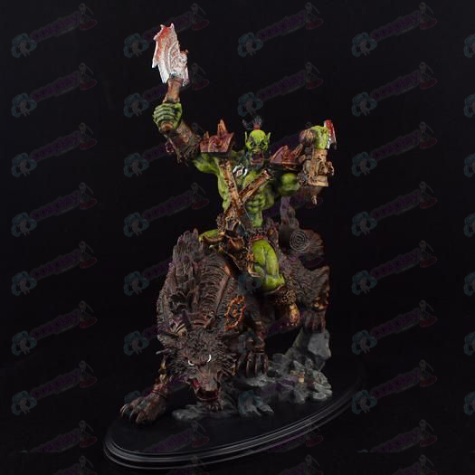 World of Warcraft Tilbehør World - farvet ulv ridning statue (55cm)