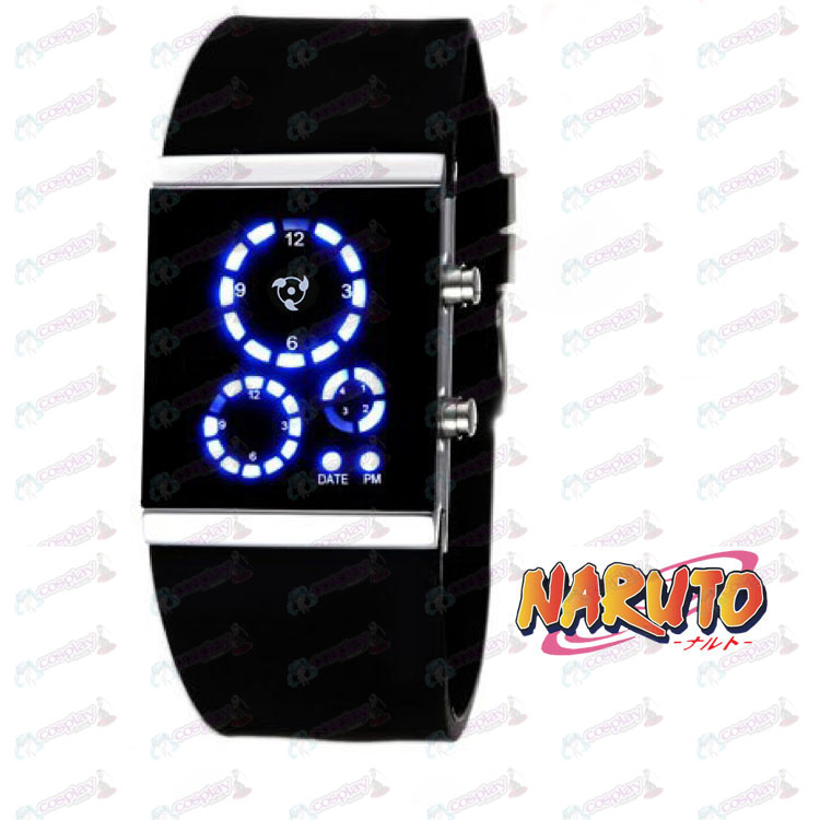 Naruto Konoha logo LED watch koreanske version af den sorte