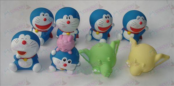 Otte Doraemon doll (ingen rubrik)