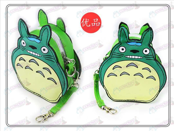 II Min Nabo Totoro Tilbehør Purse (grøn)