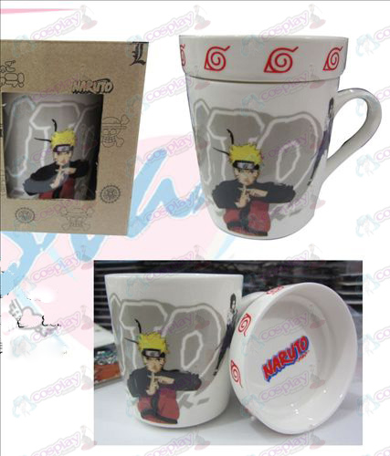 Cartoon keramik kop (med låg) Naruto