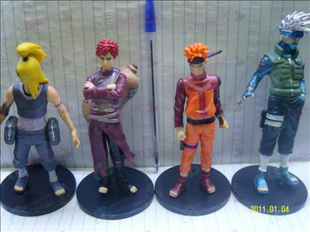 Ultra-farvet fire basismodeller Naruto Doll