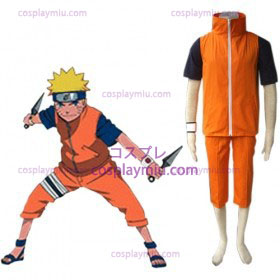 Naruto Shippuden Uzumaki Cosplay Kostumer og Tilbehør Set