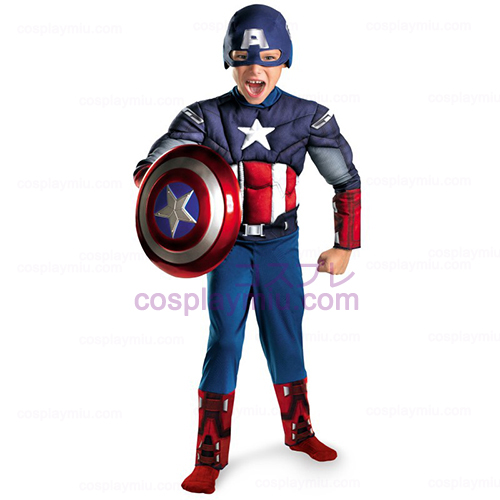 The Avengers Captain America Classic Muscle Chest Barn Kostumer