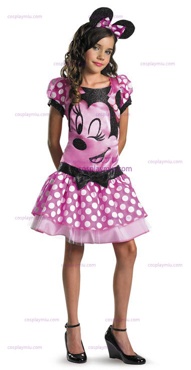 Clubhouse Minnie Mouse Pink Barn Kostumer