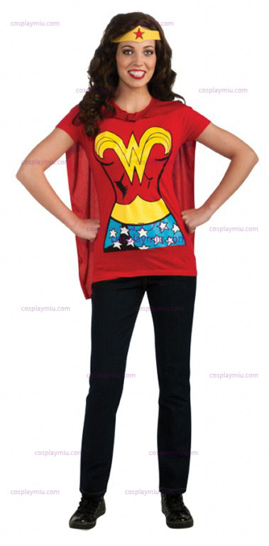 Wonder Woman Adult Shirt Kostumer