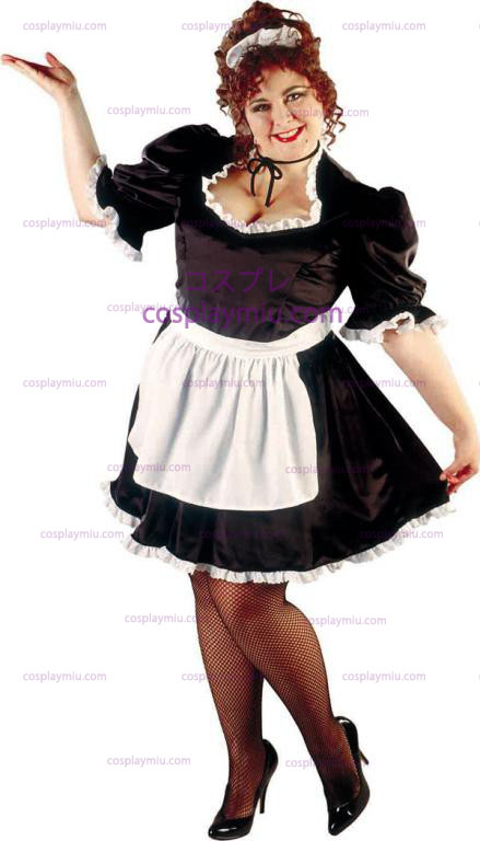 French Maid Plus Size Adult Kostumer
