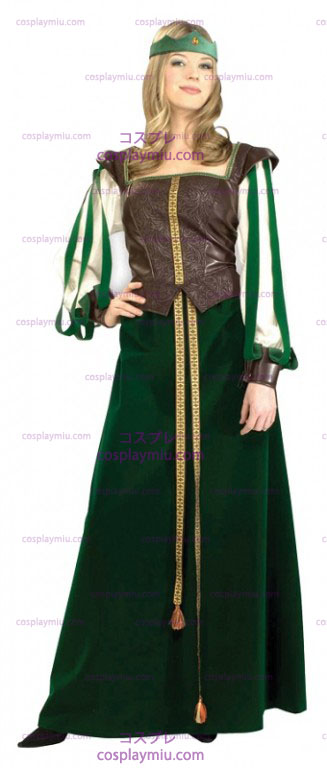 Green Maid Marian Adult Kostumer