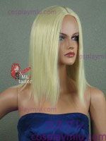 16" Midpart Natural Blonde Cosplay Parykker