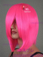 15" Hot Pink Straight Cosplay Parykker