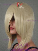 15" Natural Blonde Straight Cosplay Parykker