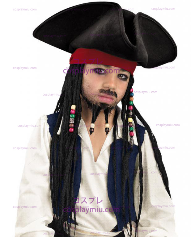 Pirate Har with Beaded Braids