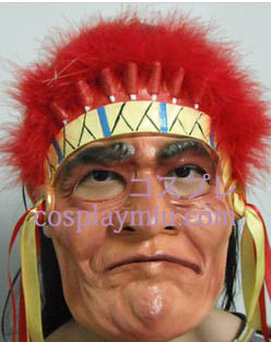 Classic Red indiske Latex Mask
