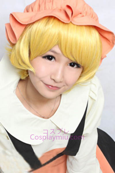 Touhou Project Aki Minoriko Cute Short Blond Bottom Cosplay Paryk