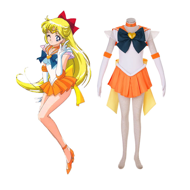 Sailor Moon Minako Aino 3 Cosplay Kostumer Danmark Butik