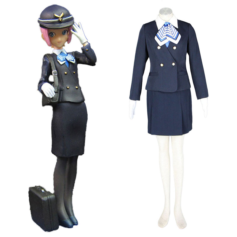 Aviation Uniformer Culture Stewardess 7 Cosplay Kostumer Danmark Butik