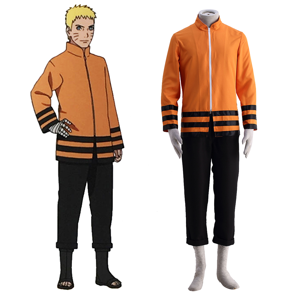 Naruto Boruto Naruto Uzumaki 10 Cosplay Kostumer Danmark Butik