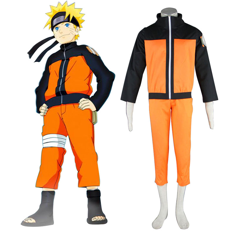 Naruto Shippuden Uzumaki Naruto 2 Cosplay Kostumer Danmark Butik