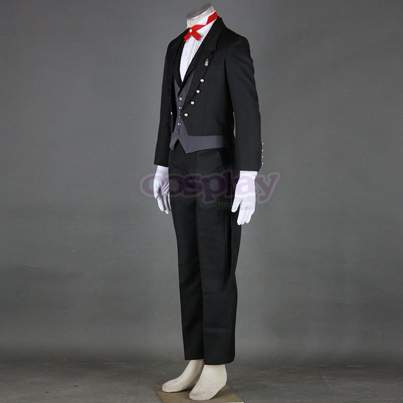 Black Butler Sebastian Michaelis 2 Cosplay Kostumer Danmark Butik