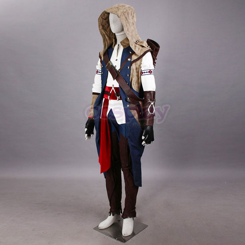 Assassin's Creed III Assassin 7 Cosplay Kostumer Danmark Butik