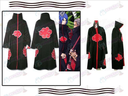 Naruto cloak (med foring med lynlås)