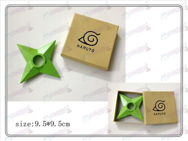 Naruto klassiske boxed hænder (grøn) plast