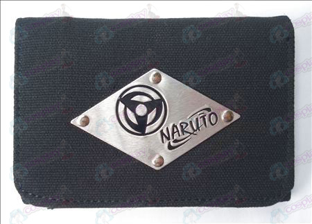 Naruto skriver runde øjne hvidt lærred pung