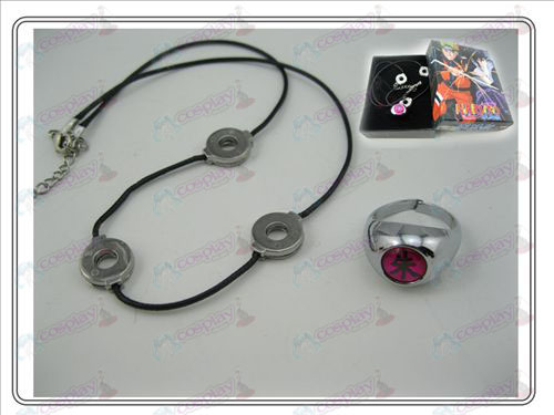 Uchiha Itachi halskæde + ring (piece)