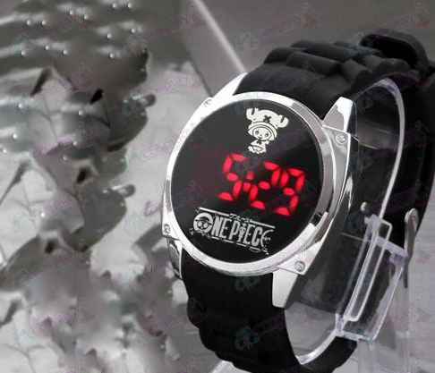 One Piece Tilbehør Chopper logo LED touch screen ur
