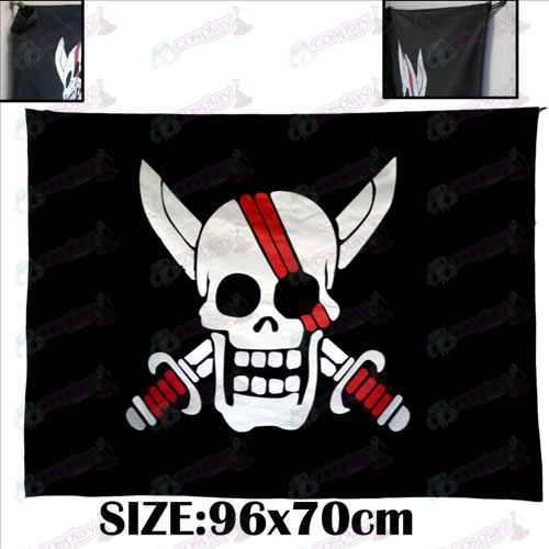 One Piece Tilbehør erindringsmønter rødt hår pirater pirat flag