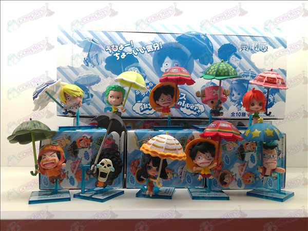 10 Umbrella One Piece Tilbehør Doll