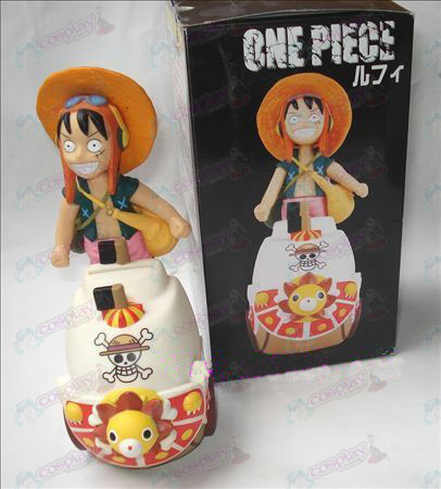 One Piece Tilbehør Luffy dukke sparebøsse (Sonne 15cm)
