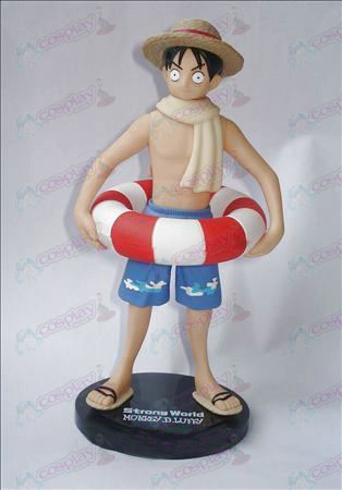 Svømning omgange Luffy dukke base (22cm)