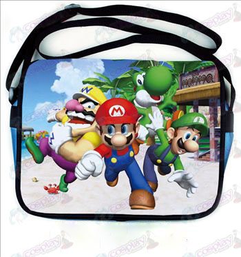 Super Mario Bros Tilbehør farvet læder skoletaske 542