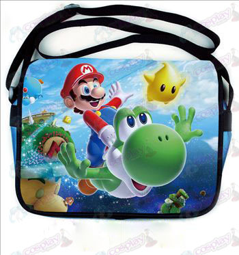 Super Mario Bros Tilbehør farvet læder skoletaske 541