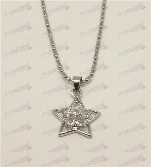 Blister Lucky Star tilbehør diamant halskæde (hvid)