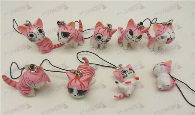 9. Søde Cat Tilbehør Toy Machine Rem (Pink)