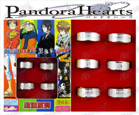 Pandora Frosted Ring (6 / sæt)
