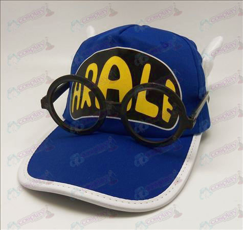 Ala Lei hat + briller (blå)
