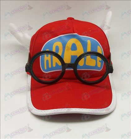 Ala Lei hat + briller (rød)