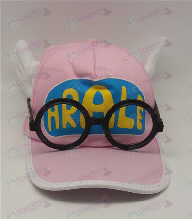 Ala Lei hat + briller (lyserød)